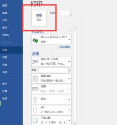 word2016怎样设置自定义打印范围_word2016中自定义打印范围的操作步骤