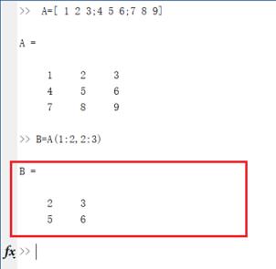 Matlab删除矩阵的某行某列形成新矩阵的操作方法