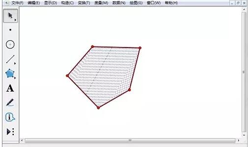 几何画板使用轨迹法构造斜线阴影的详细方法