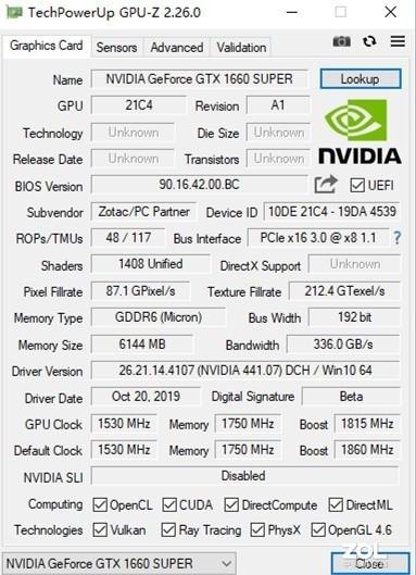 gtx1660s显卡怎么样 详细讲解：技嘉GTX 1660S评测