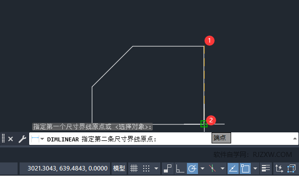 cad标注手动输入尺寸怎么设置