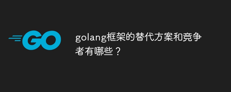 golang框架的替代方案和竞争者有哪些？