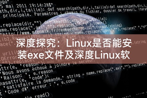 深度探究：Linux是否能安装exe文件及深度Linux软件安装指南