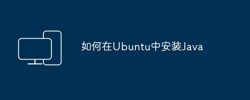 在Ubuntu系统中安装Java的方法