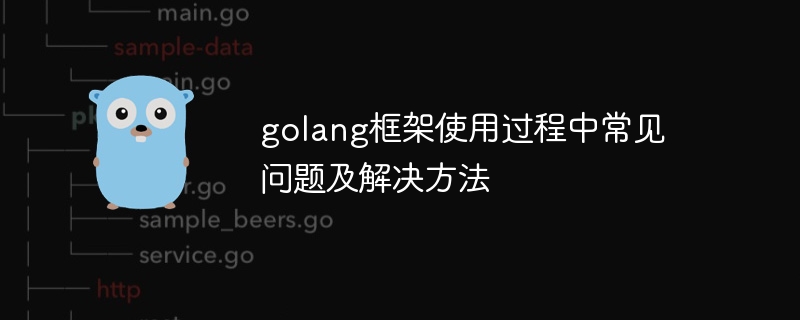 golang框架使用过程中常见问题及解决方法