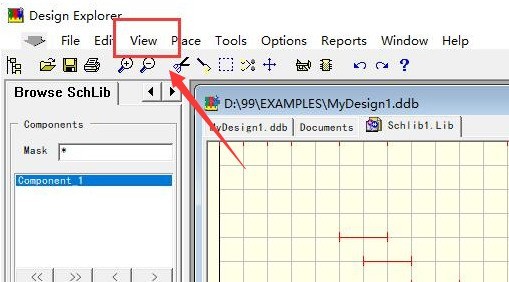 Protel99se怎么打开工具视图 Protel99se打开工具视图方法