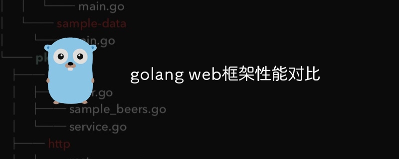 golang web框架性能对比