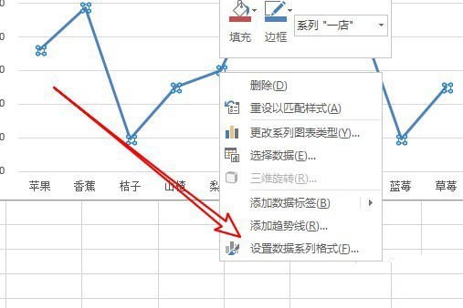 Excel折线图表怎样设置阴影 Excel折线图表添加阴影方法