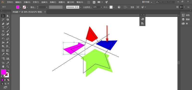 ai怎么快速分离色块_ai快速分离色块操作教程