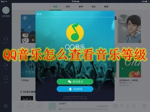 QQ音乐怎么查看音乐等级 QQ音乐音乐等级查看方法