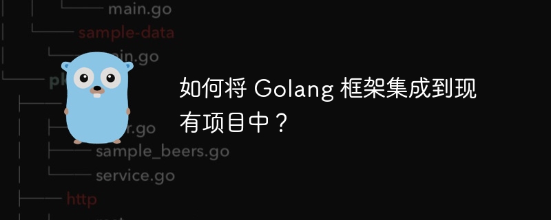 如何将 Golang 框架集成到现有项目中？