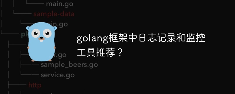 golang框架中日志记录和监控工具推荐？