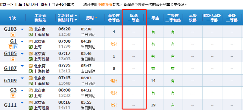 12306怎么订优选一等座 12306高铁新增优选一等座介绍