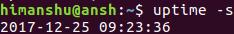 uptime 命令介绍