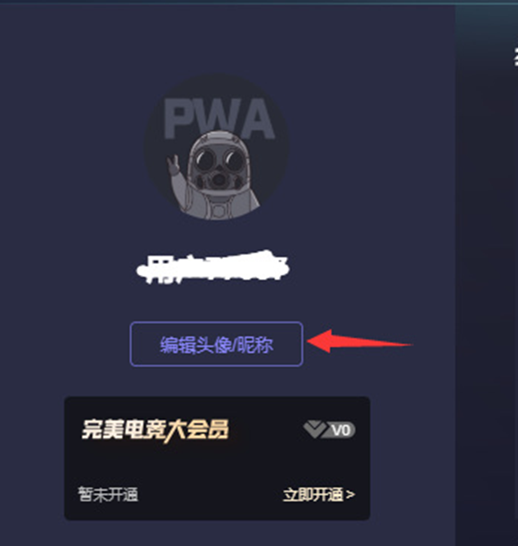 完美世界竞技平台怎么更换头像