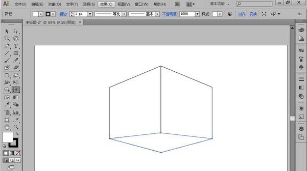 adobe illustrator cs6使用透视网格工具制作三维图片的操作教程