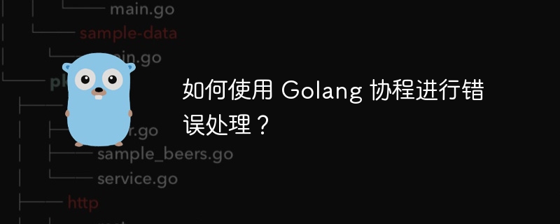 如何使用 Golang 协程进行错误处理？