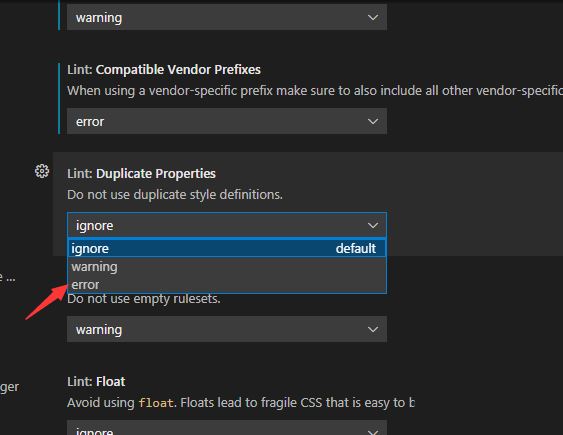vscode重复属性错误怎么提醒 vscode重复属性错误提醒方法