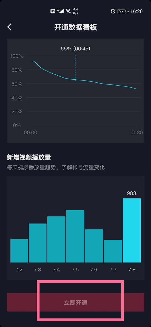 抖音短视频怎样开通数据分析 抖音短视频开通数据分析步骤