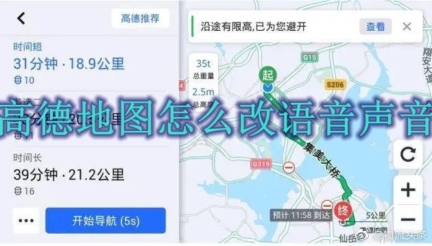 高德地图怎么改语音声音 高德地图语音声音更改方法