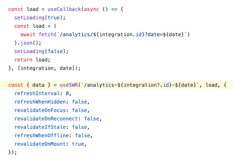 使用 useCallback 在 useSWR 中缓存您的 fetcher