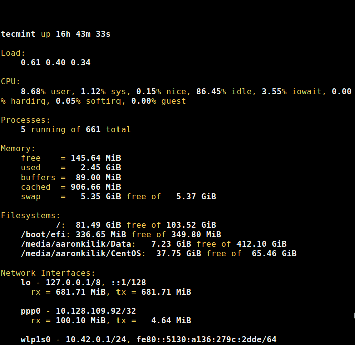 rtop 通过 SSH 监控远程主机