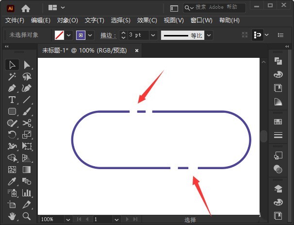 ai怎么把图形描边裁剪成多段_ai图形描边裁剪成多段教程