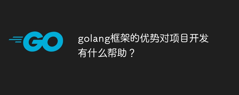 golang框架的优势对项目开发有什么帮助？