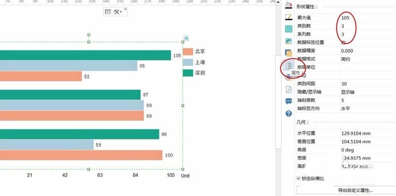 亿图流程图制作软件设计彩色条形图的操作流程