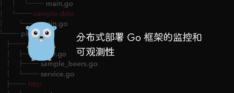 分布式部署 Go 框架的监控和可观测性