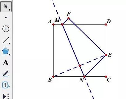 几何画板设计纸张折叠演示动画的方法