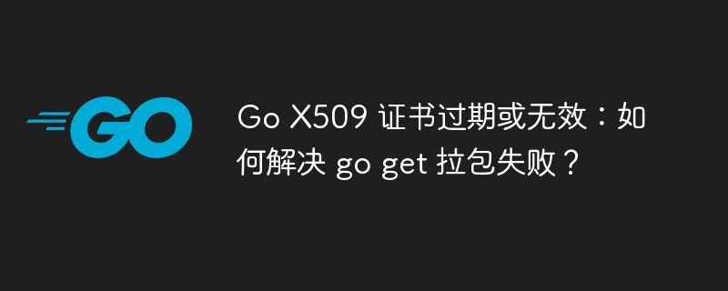 Go X509 证书过期或无效：如何解决 go get 拉包失败？