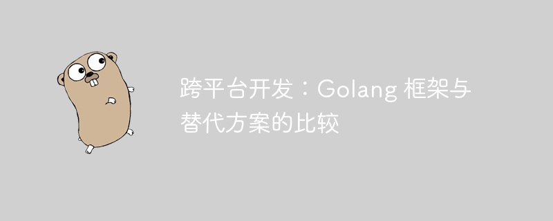 跨平台开发：Golang 框架与替代方案的比较