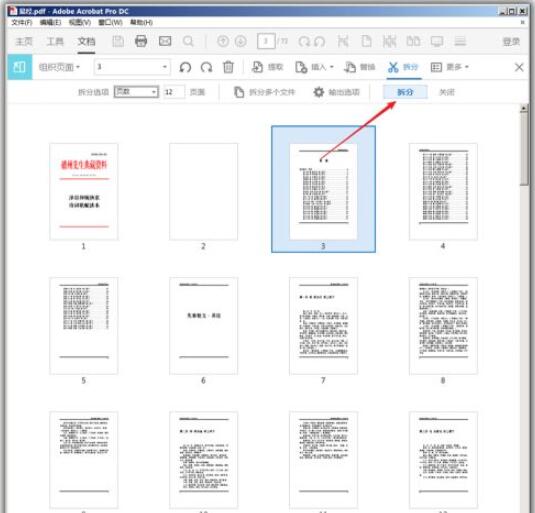 adobe acrobat reader dc怎么拆分pdf adobe acrobat reader dc拆分pdf的方法