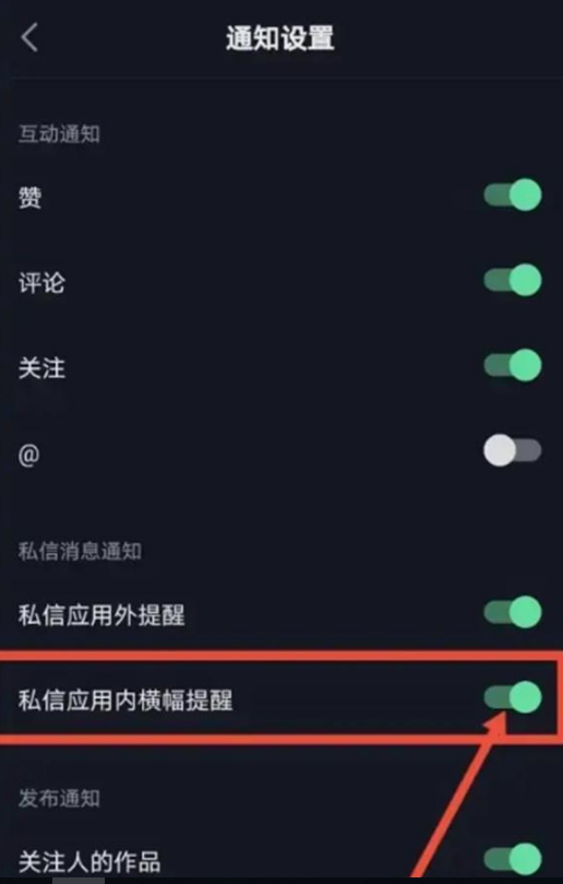 抖音极速版怎么打开私信在应用内横幅提醒