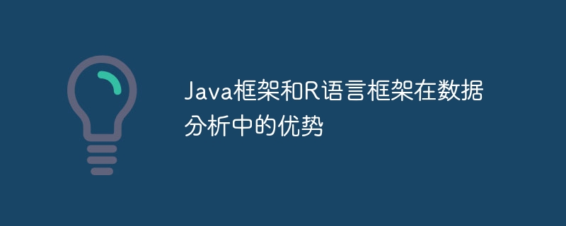 Java框架和R语言框架在数据分析中的优势