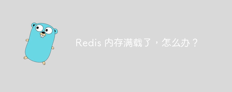 Redis 内存满载了，怎么办？