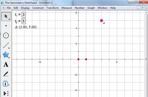 几何画板依据坐标画点的具体方法