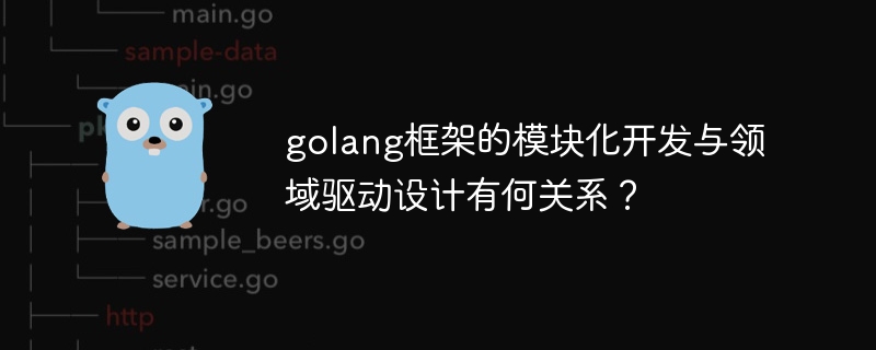 golang框架的模块化开发与领域驱动设计有何关系？