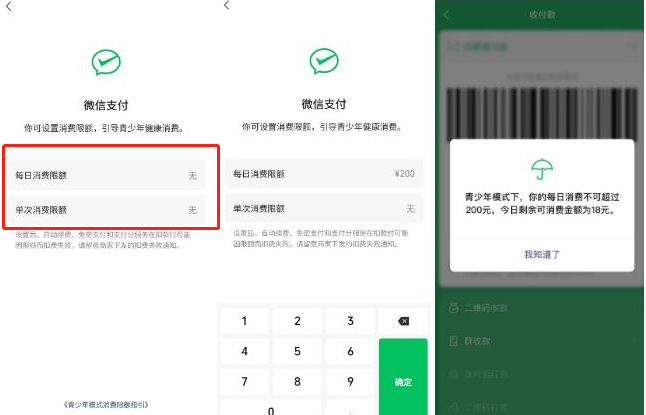 微信青少年模式怎么设置限制付款 微信青少年模式限制付款的操作方法