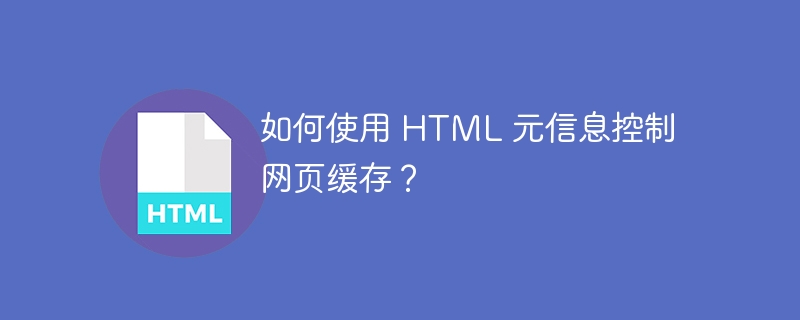 如何使用 HTML 元信息控制网页缓存？