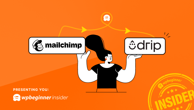 为什么 WPBeginner 从 Mailchimp 转向 Drip – 4 个原因