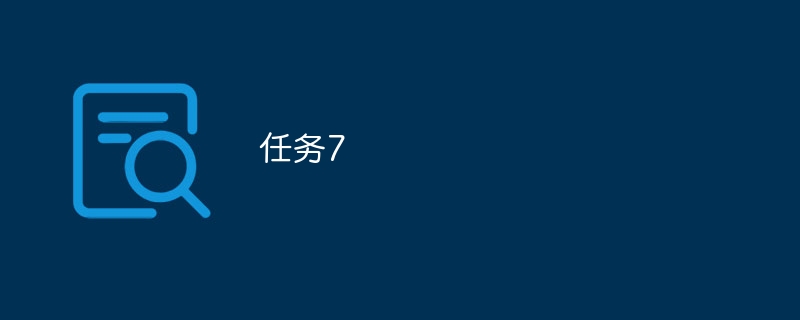 任务7