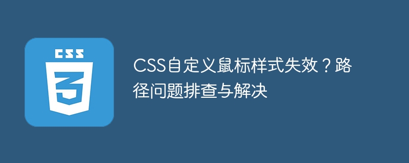 CSS自定义鼠标样式失效？路径问题排查与解决