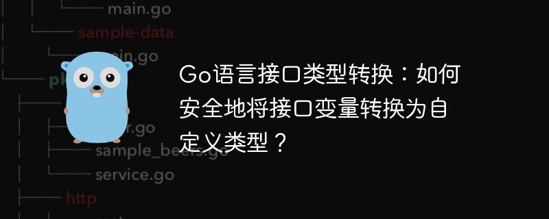 Go语言接口类型转换：如何安全地将接口变量转换为自定义类型？