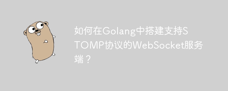 如何在Golang中搭建支持STOMP协议的WebSocket服务端？