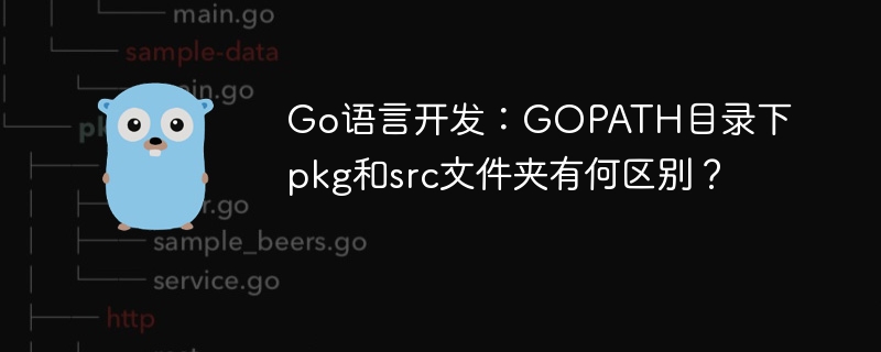 Go语言开发：GOPATH目录下pkg和src文件夹有何区别？