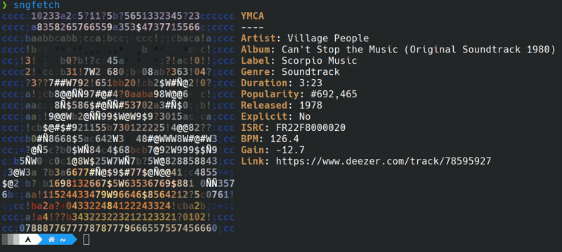 Sngfetch - 用于 CLI 的 Shazam